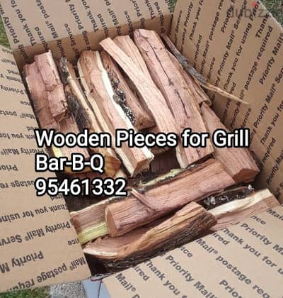 Wooden Chunks available for Grill and Bar B Q