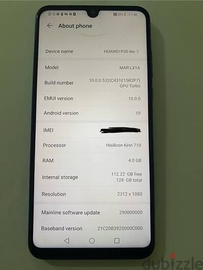 Huawei P30 lite 128 GB