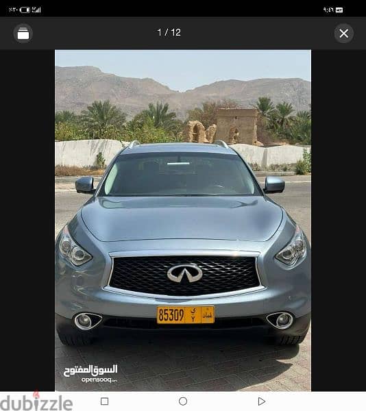 inventy qx70.2017  with out accident. . 1