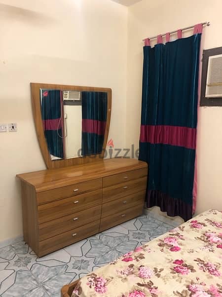 furnished room for rent in ghubra very good location 1