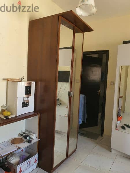 iKEA two door full mirror cupboard for urgent sell 1
