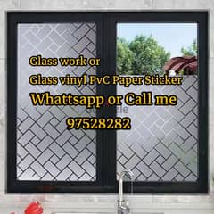 We have Windows Glass paper and artificial grass