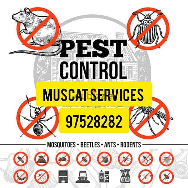 Pest control services available all over Muscat 0