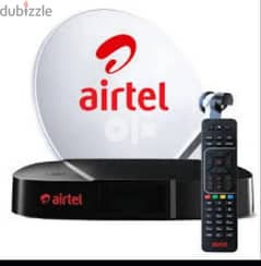 Airtel New Digital HD Receiver with 6months malyalam tamil