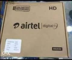 New Airtel HD Receiver with 6 months subscrption 0