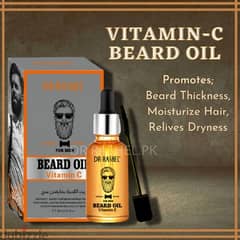 vitamin C Beard Oil available