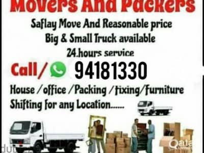 Muscat Movers and packers House office furniture fixing bast transport