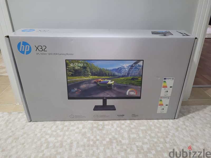 HP GAMING MONITOR 32 INCH 165GHZ OPEN BOX 1