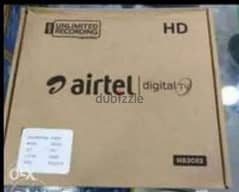 "' Airtel Full HDD Receiver with subscription avelebal 0