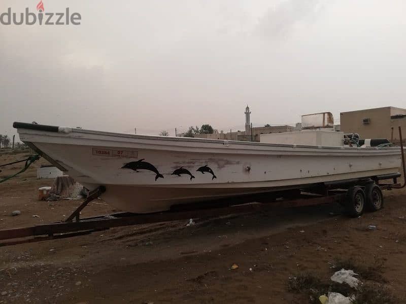 قارب مسطح 33 قدم مصنع وادي حام كلباء 2017 القارب فية محياة للسمك الحي 2