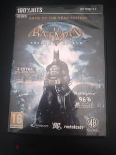 Batman Arkham Asylum Pc DVD