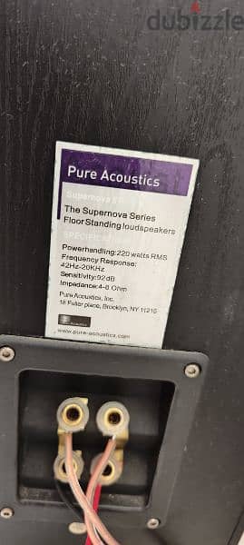 pure Acoustics floor speaker (1 pair) 1