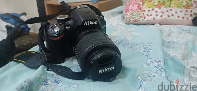 Nikon D3200 camera with 2 lence charger 1