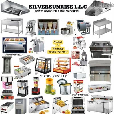 kitchen equipments & manufacturing ss kitchen table& hood etc. .