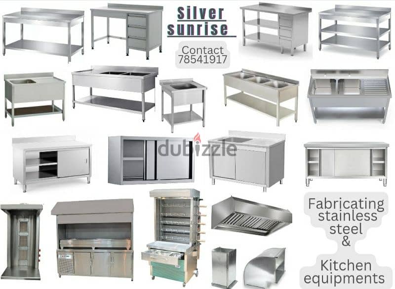 kitchen equipments & manufacturing ss kitchen table& hood etc. . 3