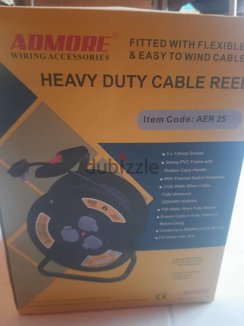 New Heavy Duty Cable Reel 0