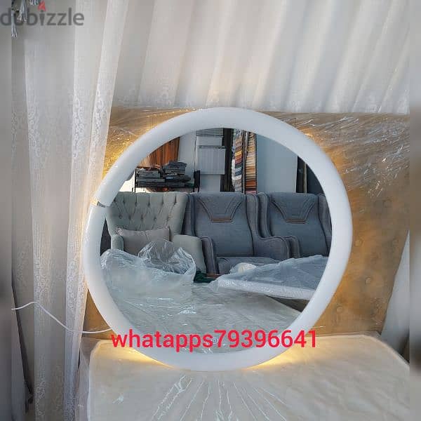 new Round mirror back light 3 mix without delivery 1 piece 15 rial 12