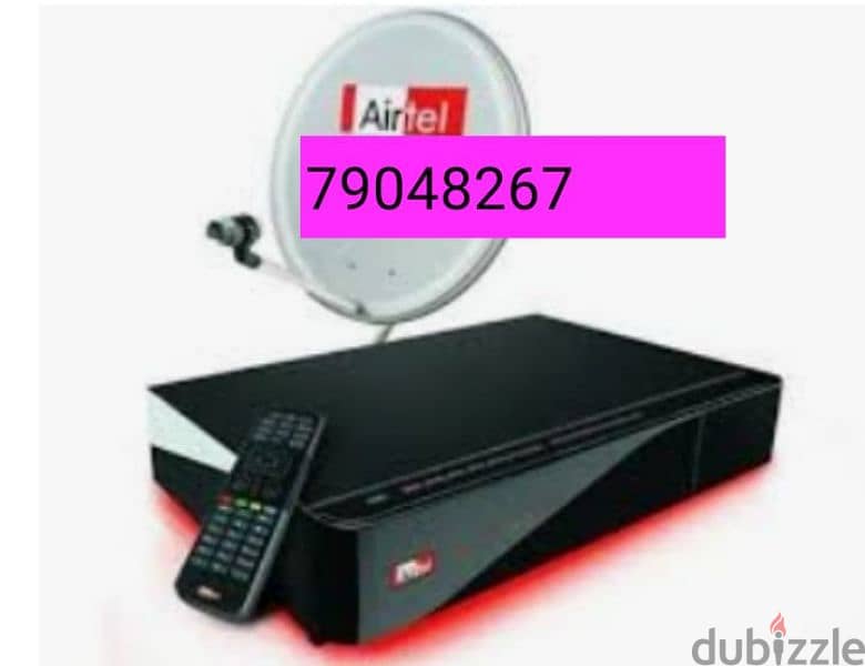 Airtel new Full HD receiver With six months malayalam Tamil 0