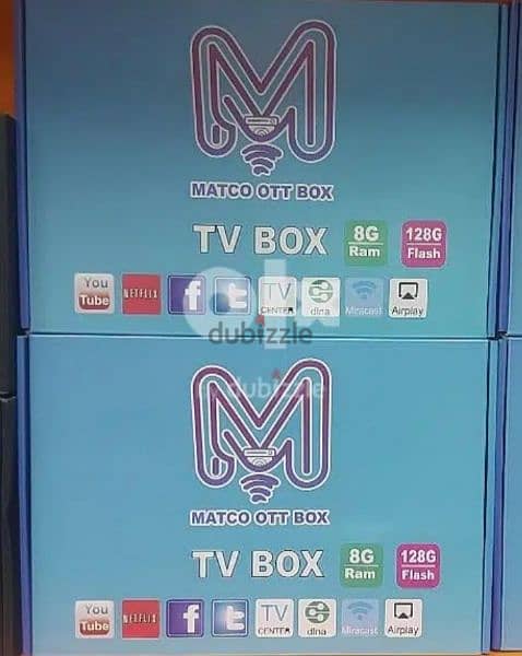 Blue model Android box with 1year subscription All countries channels 0