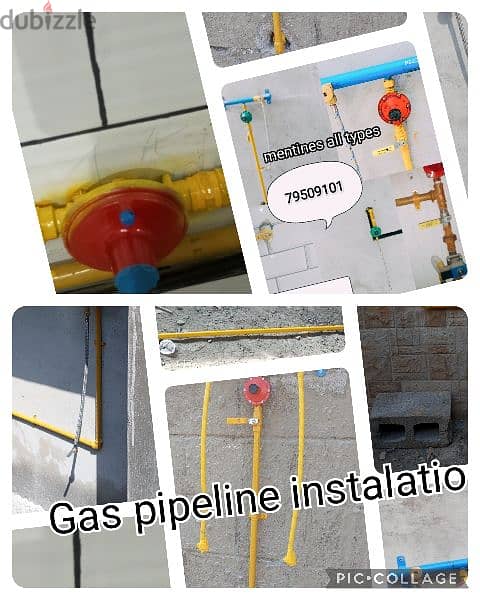kitchen gas pipeline instalation good service 0