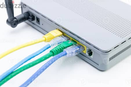 WiFi Internet Shareing Solution Networking Cable pulling