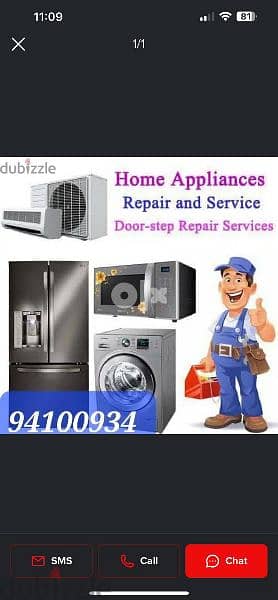 Al mouj Fridge freezer washing machine Repair And Services 0