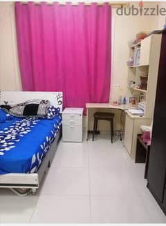 Fully furnished Room with attached bathroom-females only.