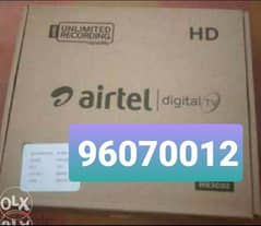 full HD new Airtel receiver with subscription