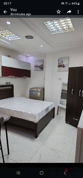 Modern & Nice Studio in Alkhuwair+Balcony استوديو مفروش بالخوير+بلكونة 10