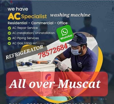 AC FRIDGE WASHING MACHINE SERVICE OR REPAIR