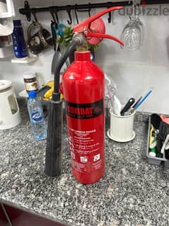 fire extinguisher CO2 kitchen size, مطفأة حريق