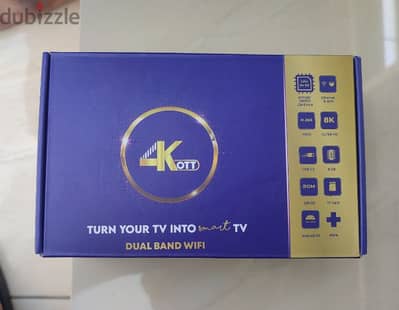 New Full HD 8k Android box with 1year subscription