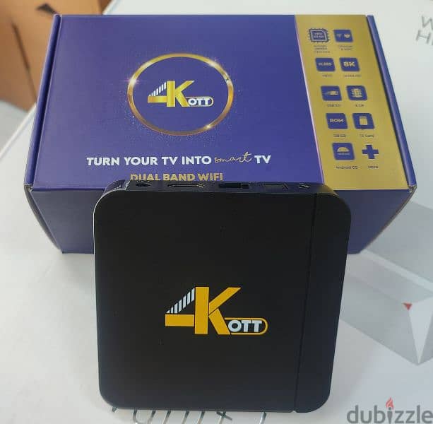 New model 4k Ott android TV box, dual band WiFi, world wide channels 0