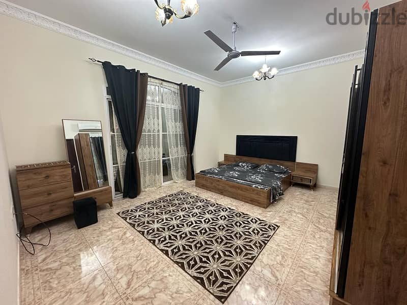 Room . private bathroom, balcony only. without kitchen, fully furnished 5