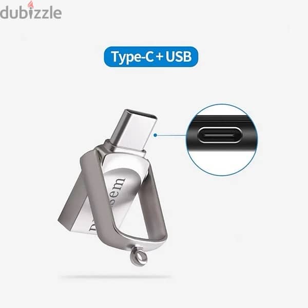 فلاش ميمري usb + type c 2