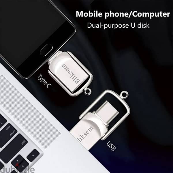 فلاش ميمري usb + type c 5