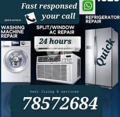 Ac Fridge washing machine services fixing etc anytype