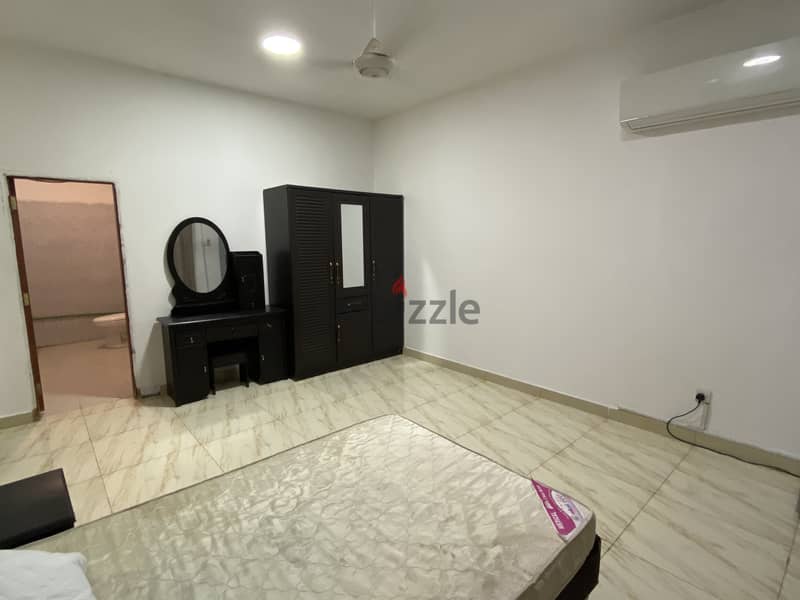 Fully Furnished room with attached bathroom in Al Qurm 2