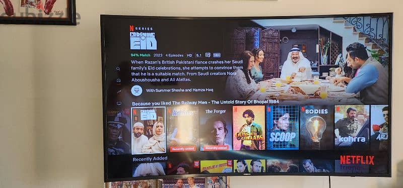 Samsung Curve Smart TV 55inch 1
