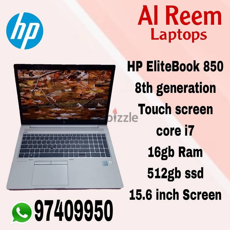 Hp laptops touch hot sale screen core i7