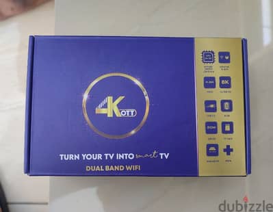 New 4k Android box with 1 year subscription all countries