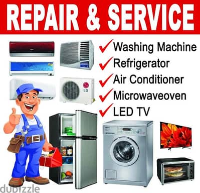 AC FRIDGE WASHING MACHINE SERVICE OR REPAIR