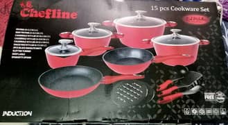 chef line - cooking ware sets 15pieces