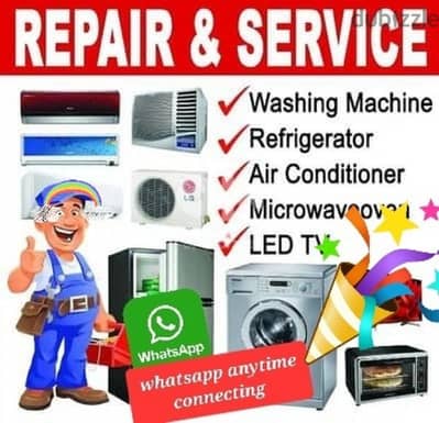 AC FRIDGE WASHING MACHINE SERVICE OR REPAIR