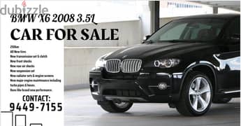 BMW for sale urgent X6 3.800 rial black