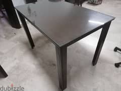 Dining Table with glass top