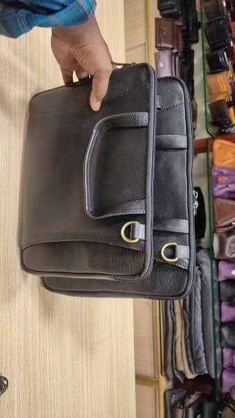 Genuine Branded Leather Business Laptop & Documents Bag 0096898045853 9