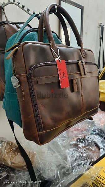 Genuine Branded Leather Business Laptop & Documents Bag 0096898045853 10