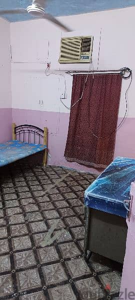 single room with attached Bathroom &kichan &AC. ruwi (oman house) 3