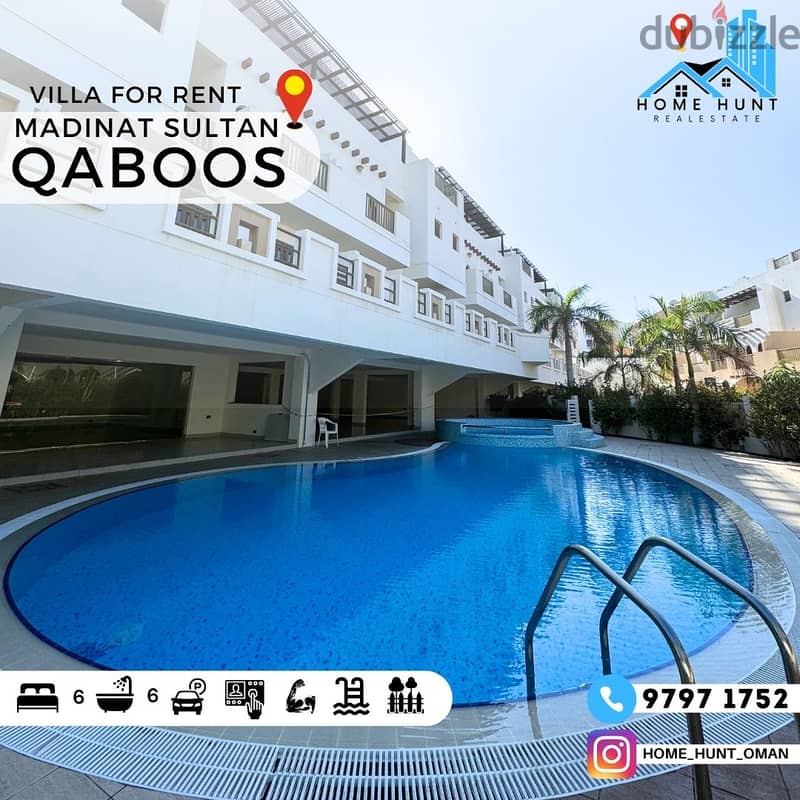 MADINAT QABOOS  HIGH QUALITY 5+1 BEDROOM LUXURIOUS VILLA FOR RENT 0